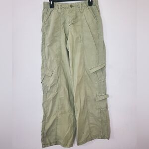 BDG Wideleg Y2k Cargo Pants Womens Size Medium Elastic Waist